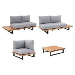 OUTLIV. Haven Ecklounge 3-tlg. Aluminium/Akazie Anthrazit/Natur Anthrazit/Natur 18 OUTLIV. Haven Ecklounge 3-tlg. Aluminium/Akazie Anthrazit/Natur Anthrazit/Natur -Garten Leben outliv haven loungeecke 3 tlg aluminium akazie anthrazit natur 1434304 3