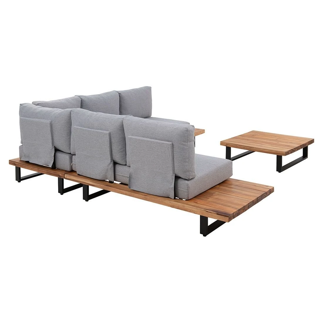 OUTLIV. Haven Ecklounge 3-tlg. Aluminium/Akazie Anthrazit/Natur Anthrazit/Natur 7 OUTLIV. Haven Ecklounge 3-tlg. Aluminium/Akazie Anthrazit/Natur Anthrazit/Natur – Bild 5