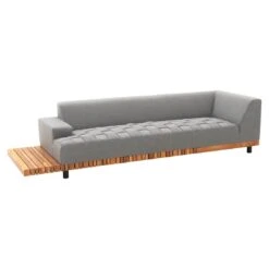 OUTLIV. Icon Ecklounge Teak/Sunbrella Teak/Flanelle -Garten Leben outliv icon loungecke teak sunbrella 1379821 8
