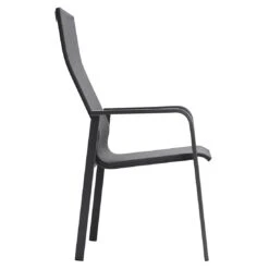 OUTLIV. Julia Stapelsessel Hoch Aluminium/Textilene Anthrazit/Coal -Garten Leben outliv julia stapelsessel hoch aluminium rope 1365609 3