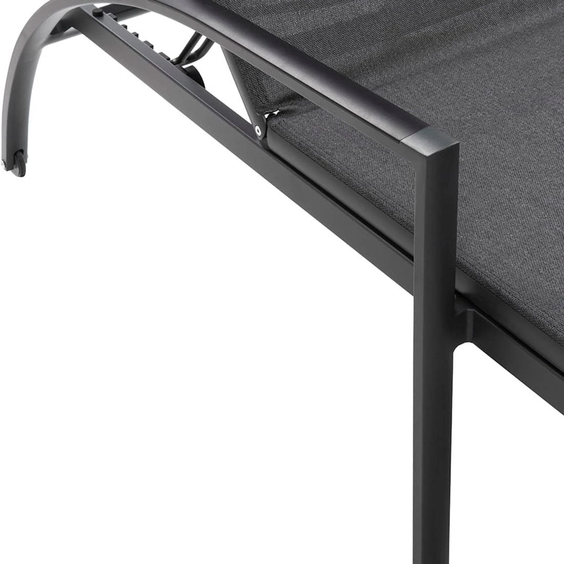 OUTLIV. Julia Gartenliege Aluminium/Textilene Anthrazit/Coal 13 OUTLIV. Julia Gartenliege Aluminium/Textilene Anthrazit/Coal – Bild 11