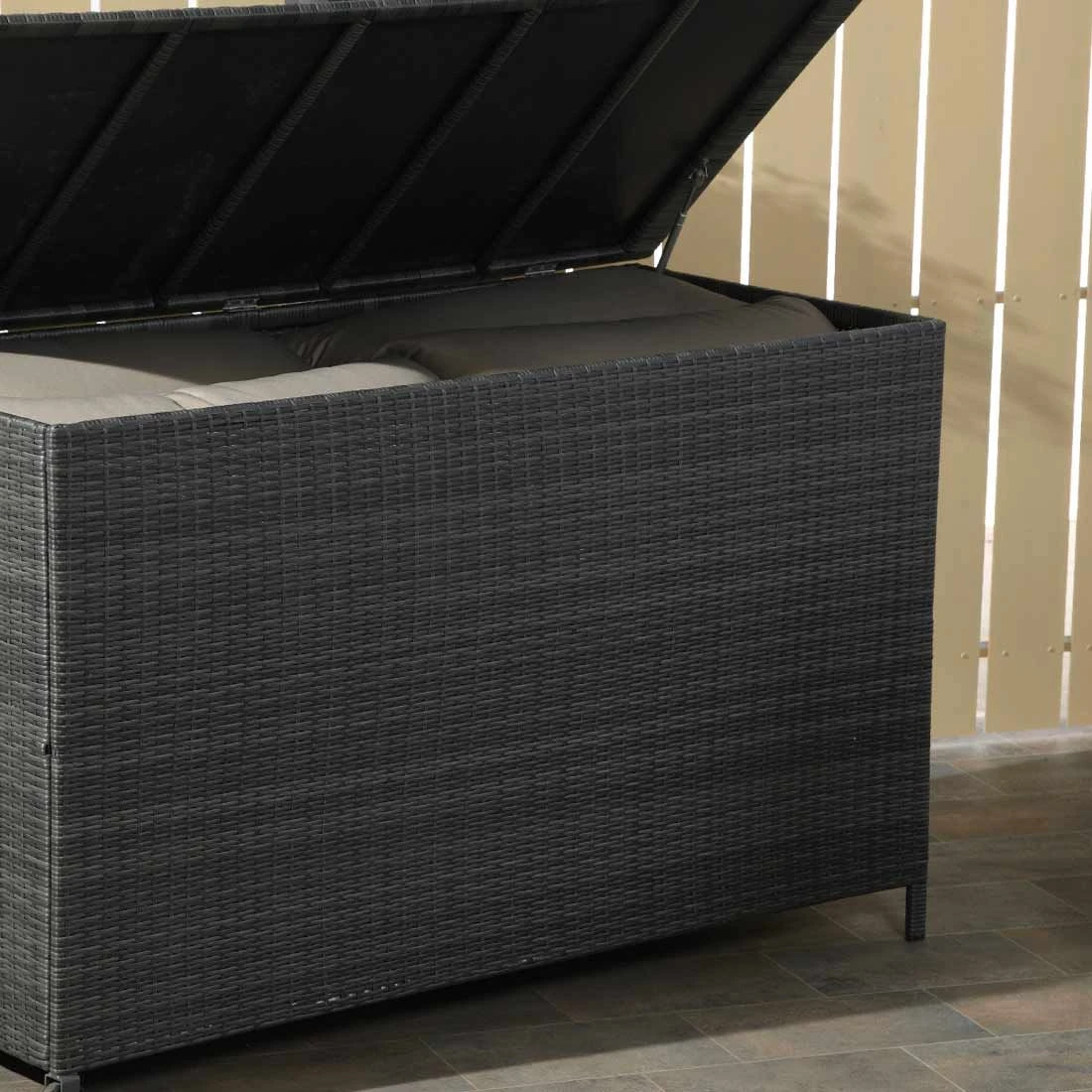 OUTLIV. York Gartenbox Geflecht 8,4mm Earl Grey Earl Grey 4 OUTLIV. York Gartenbox Geflecht 8,4mm Earl Grey Earl Grey – Bild 2