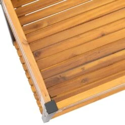 OUTLIV. Bern Hochbeet 90x45x90cm Stahl/Akazie Schwarz/Natur -Garten Leben outliv ko tao hochbeet 90x45x90cm stahl akazie 1343114 5