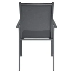 OUTLIV. Kobe Stapelsessel Aluminium/Textilene Anthrazit -Garten Leben outliv kobe stapelsessel aluminium textilene anthrazit 1423590 6