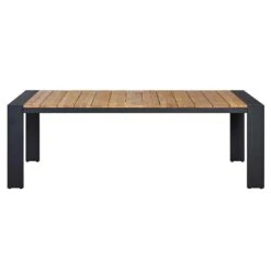 OUTLIV. Konis Gartentisch 200x100cm Aluminium/Teak Recycelt Charcoal/Teak Recycelt -Garten Leben outliv konis gartentisch 200x100cm aluminium teak recycelt 1346612 2