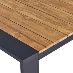 OUTLIV. Konis Gartentisch 200x100cm Aluminium/Teak Recycelt Charcoal/Teak Recycelt -Garten Leben outliv konis gartentisch 200x100cm aluminium teak recycelt 1346612 4