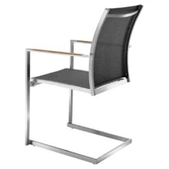 OUTLIV. Kreta Gartenmöbelset 9-tlg.+Tisch 160/217/267x91 Cm Silber/Coal -Garten Leben outliv kreta gartenmoebelset 9 tlg tisch 160 217 267x91 cm 1441828 9