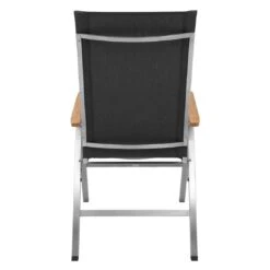 OUTLIV. Kreta Klappsessel Edelstahl/Textilene Silber/Coal -Garten Leben outliv kreta klappsessel edelstahl rope 1365950 4