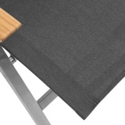 OUTLIV. Kreta Klappsessel Edelstahl/Textilene Silber/Coal -Garten Leben outliv kreta klappsessel edelstahl rope 1365950 8