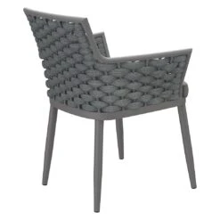 OUTLIV. Leon Diningsessel Aluminium/Rope/Olefin Anthrazit/Anthrazit-Blau-Meliert -Garten Leben outliv leon diningsessel aluminium rope acryl anthrazit anthrazit blau meliert 1171943 6