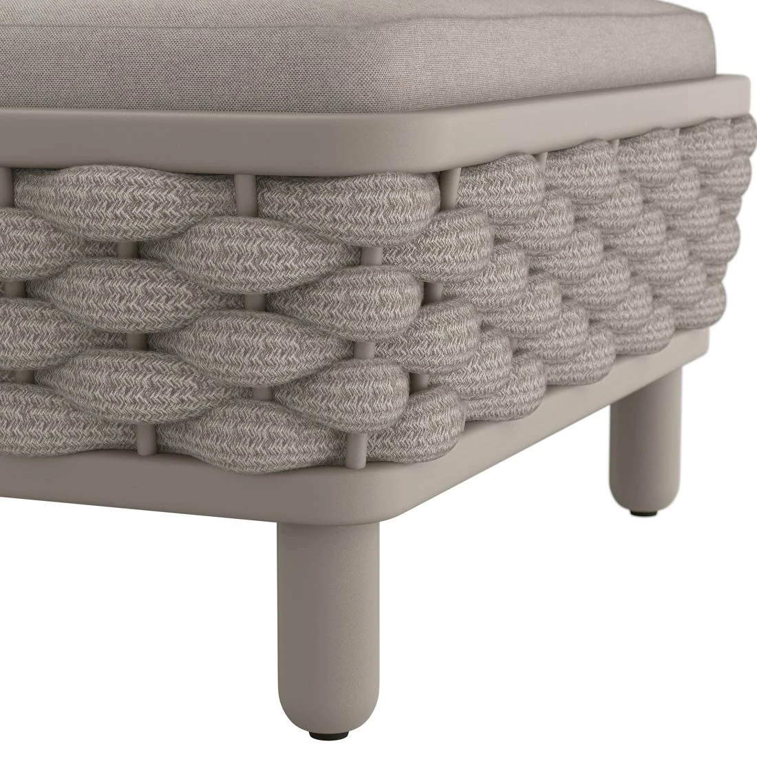 OUTLIV. Leon Gartenliege Aluminium/Rope/Olefin Beige 12 OUTLIV. Leon Gartenliege Aluminium/Rope/Olefin Beige – Bild 10