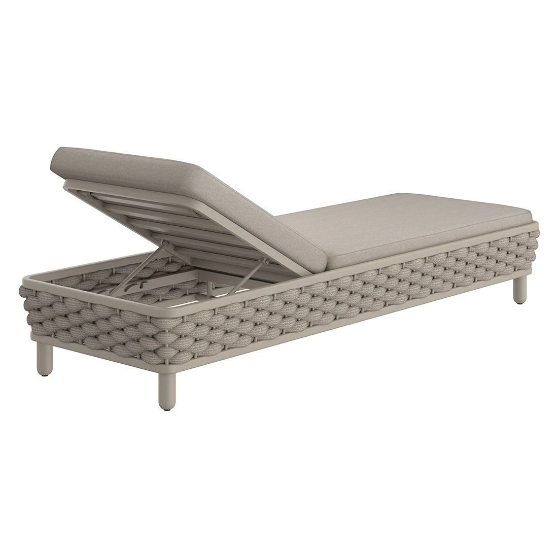 OUTLIV. Leon Gartenliege Aluminium/Rope/Olefin Beige 9 OUTLIV. Leon Gartenliege Aluminium/Rope/Olefin Beige – Bild 7