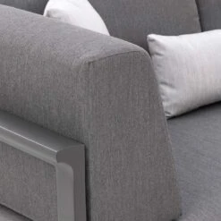 OUTLIV. Leonie Ecklounge 5-tlg. Aluminium/Polyacryl Anthrazit -Garten Leben outliv leonie loungeecke 5 tlg aluminium polster 1415725 12
