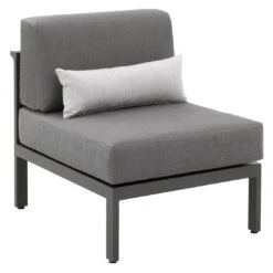 OUTLIV. Leonie Ecklounge 5-tlg. Aluminium/Polyacryl Anthrazit -Garten Leben outliv leonie loungeecke 5 tlg aluminium polster 1415725 9