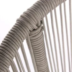 OUTLIV. Lille Gartensessel Akazie/Rope Akazie Geölt/Taupe -Garten Leben outliv lille diningsessel akazie rope akazie geolt olive 1081083 7