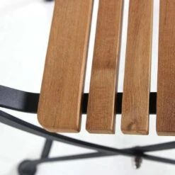 OUTLIV. Lindau Biergartenklappstuhl Stahl/Teak Schwarz/Teak -Garten Leben outliv lindau biergartenklappstuhl stahl teak schwarz teak 1081127 6