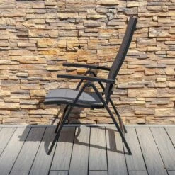 OUTLIV. London Klappsessel Aluminium/Sunbrella Anthrazit/Sooty -Garten Leben outliv london klappsessel aluminium sunbrella 1342542 3