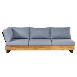 OUTLIV. Madrid Ecklounge Teak Recycelt/Olefin Teak Recycelt/Grau -Garten Leben outliv madrid ecklounge teak recycelt olefin 1407871 4