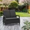 OUTLIV. By Detlef Steves Malaga Loungebank Aluminium/Sunbrella Anthrazit/Sooty -Garten Leben outliv malaga loungebank aluminium sunbrella 1424041 1