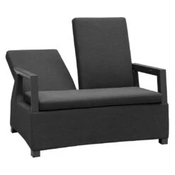 OUTLIV. By Detlef Steves Malaga Loungebank Aluminium/Sunbrella Anthrazit/Sooty -Garten Leben outliv malaga loungebank aluminium sunbrella 1424041 4