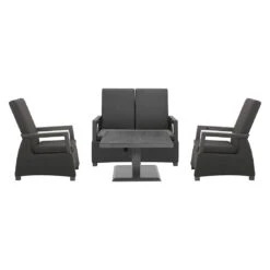 OUTLIV. By Detlef Steves Malaga Loungesessel Aluminium/Sunbrella Anthrazit/Sooty -Garten Leben outliv malaga loungesessel aluminium sunbrella 1423997 8