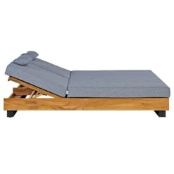 OUTLIV. Madrid Doppelliege Teak Recycelt/Olefin Teak Recycelt/Grau -Garten Leben outliv marando doppelliege teak recycelt polster 1346799 5