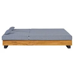 OUTLIV. Madrid Doppelliege Teak Recycelt/Olefin Teak Recycelt/Grau -Garten Leben outliv marando doppelliege teak recycelt polster 1346799 6