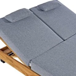 OUTLIV. Madrid Doppelliege Teak Recycelt/Olefin Teak Recycelt/Grau -Garten Leben outliv marando doppelliege teak recycelt polster 1346799 7