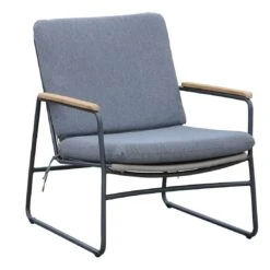 OUTLIV. Maranello Loungesessel Stahl/Rope Schwarz/Grau -Garten Leben outliv maranello loungesessel stahl rope schwarz grau 1169732 2