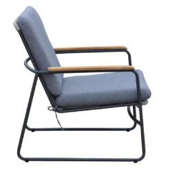 OUTLIV. Maranello Loungesessel Stahl/Rope Schwarz/Grau -Garten Leben outliv maranello loungesessel stahl rope schwarz grau 1169732 4