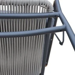 OUTLIV. Maranello Loungesessel Stahl/Rope Schwarz/Grau -Garten Leben outliv maranello loungesessel stahl rope schwarz grau 1169732 8