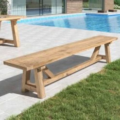OUTLIV. Marbella Gartenbank 240cm Teak Recycelt -Garten Leben outliv marbella bank 240cm teak recycled teak recycled 988012 2