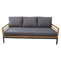 OUTLIV. Merano Loungeset 4-tlg. Akazie/Polyester Anthrazit -Garten Leben outliv merano sofagruppe 4 tlg akazie polyester 1337537 5