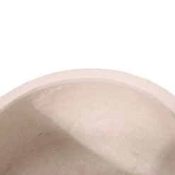 OUTLIV. Pflanzkübel Ø25,5x34cm Magnesia Mit Holzfüßen Buche Natur/Weiß -Garten Leben outliv mgo x x cm magnesia mit holzfussen buche natur weiss 1083998 4