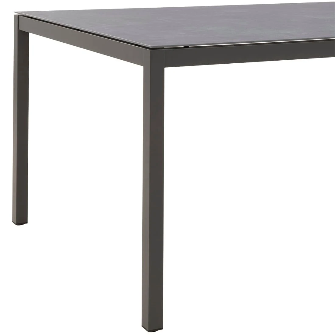 OUTLIV. Mia Gartentisch 180x100cm Aluminium/Keramik Anthrazit/Concrete Coal 8 OUTLIV. Mia Gartentisch 180x100cm Aluminium/Keramik Anthrazit/Concrete Coal – Bild 6