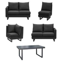 OUTLIV. By Detlef Steves Miami Dininglounge 5-tlg. Sunbrella Anthrazit/Sooty 14 OUTLIV. By Detlef Steves Miami Dininglounge 5-tlg. Sunbrella Anthrazit/Sooty -Garten Leben outliv miami dininglounge 5 tlg sunbrella 1348680 3