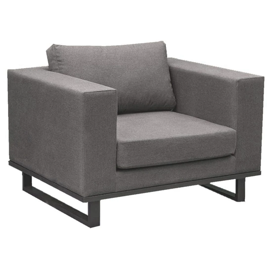 OUTLIV. By Detlef Steves Miami Loungesessel Sunbrella Anthrazit/Flanelle 4 OUTLIV. By Detlef Steves Miami Loungesessel Sunbrella Anthrazit/Flanelle – Bild 2