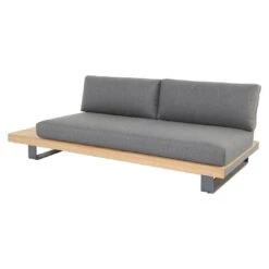 OUTLIV. New York Ecklounge Aluminium/Olefin Teak Natur -Garten Leben outliv new york lounge corner set alu teak natur teak natur 1267434 5