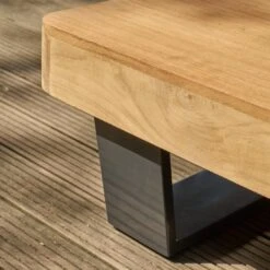 OUTLIV. New York Ecklounge Aluminium/Olefin Teak Natur -Garten Leben outliv new york lounge corner set alu teak natur teak natur 1267434 8