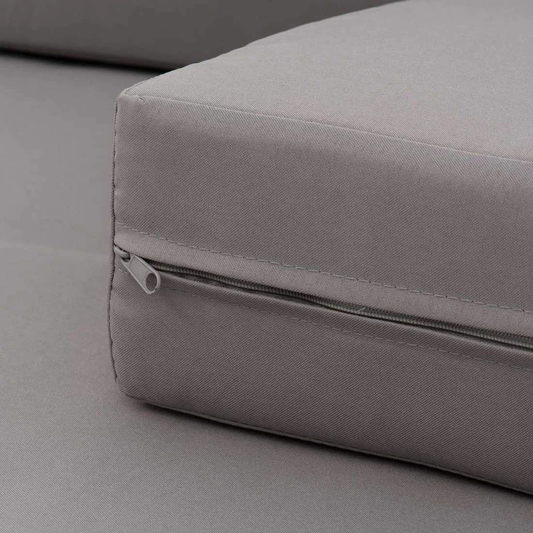 OUTLIV. Odense Loungeset 4-tlg. Akazie/Polyester Teak Look/Hellgrau 14 OUTLIV. Odense Loungeset 4-tlg. Akazie/Polyester Teak Look/Hellgrau – Bild 12