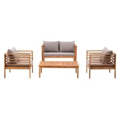 OUTLIV. Odense Loungeset 4-tlg. Akazie/Polyester Teak Look/Hellgrau 19 OUTLIV. Odense Loungeset 4-tlg. Akazie/Polyester Teak Look/Hellgrau -Garten Leben outliv odense sofagruppe 4 tlg akazie polyester teak look hellgrau 1241397 4