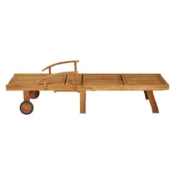 OUTLIV. Ontario Gartenliege Teak Natur -Garten Leben outliv odin gartenliege teak natur 1346733 5