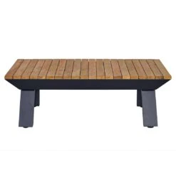 OUTLIV. Oktava Loungetisch 120x80cm Aluminium/Teak Recycelt Charcoal/Teak Recycelt -Garten Leben outliv oktava loungetisch 120x80cm aluminium teak recycelt 1346513 3