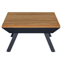 OUTLIV. Oktava Loungetisch 120x80cm Aluminium/Teak Recycelt Charcoal/Teak Recycelt -Garten Leben outliv oktava loungetisch 120x80cm aluminium teak recycelt 1346513 4