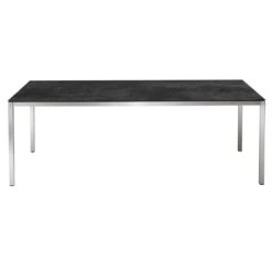 Zebra One Gartenmöbelset 7-tlg. Mit Tisch 220x100 Cm Silber/Concrete -Garten Leben outliv one gartenmoebelset 7 tlg mit tisch 220x100 cm 1442213 3