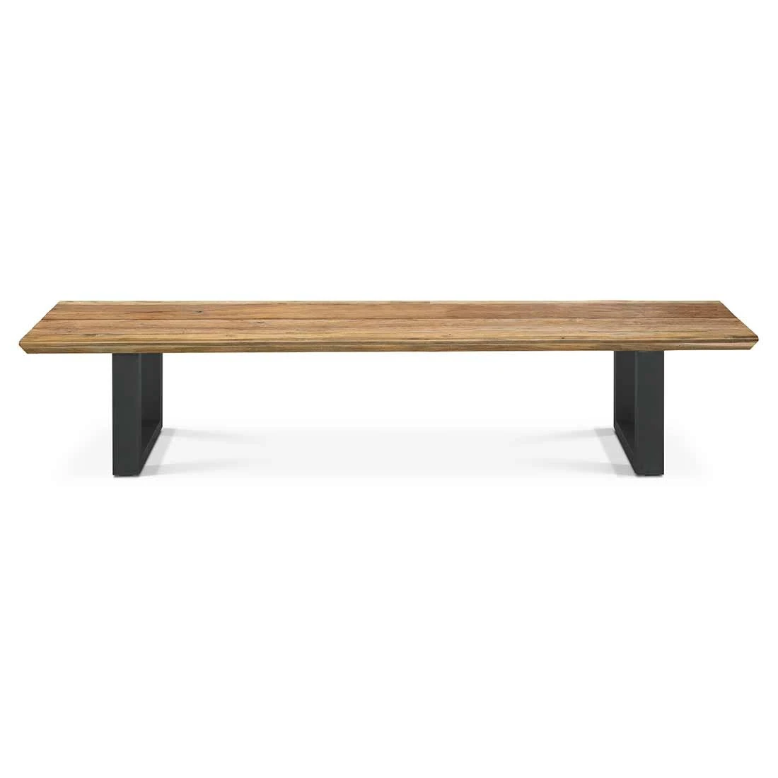 OUTLIV. Orlando Gartenmöbelset 3-tlg. Tisch 200x100cm Edelstahl/Teak Recycelt Charcoal/Teak Recycelt 7 OUTLIV. Orlando Gartenmöbelset 3-tlg. Tisch 200x100cm Edelstahl/Teak Recycelt Charcoal/Teak Recycelt – Bild 5