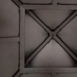 OUTLIV. Pavillon 335x335 Cm Zedernholz/Stahl Braun -Garten Leben outliv pavillon 335x335 cm zedernholz stahl 1422226 4