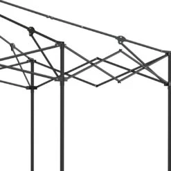 OUTLIV. Gartenpavillon 335x335cm Stahl/Stoff Schwarz/Weiß -Garten Leben outliv pavillon 335x335cm stahl stoff 1396629 9