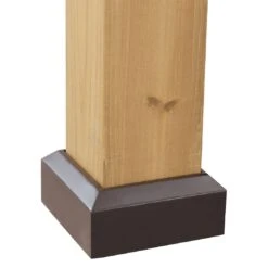 OUTLIV. Gartenpavillon Zedernholz/Stahl Braun -Garten Leben outliv pavillon 393x335 cm zedernholz stahl 1422204 8