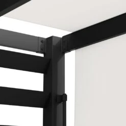OUTLIV. Gartenpergola 305x366cm Stahl/Stoff Schwarz/Weiß -Garten Leben outliv pergola 305x366cm stahl stoff 1396607 7